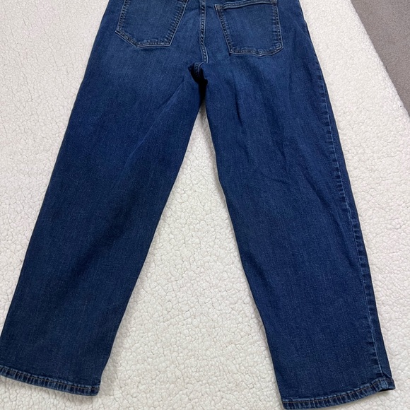 Banana Republic High Rise Classic Straight Leg Jeans Medium Wash Sz 31/12 - Picture 2 of 6